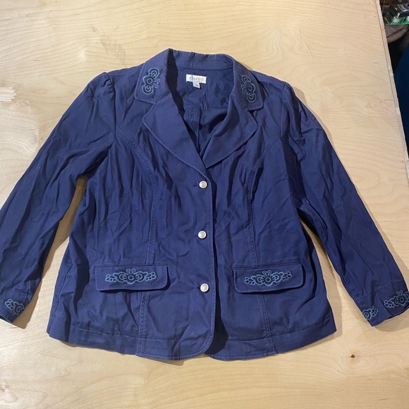 Denim & Company Blazer 1X (KD) - Picture 2 of 16